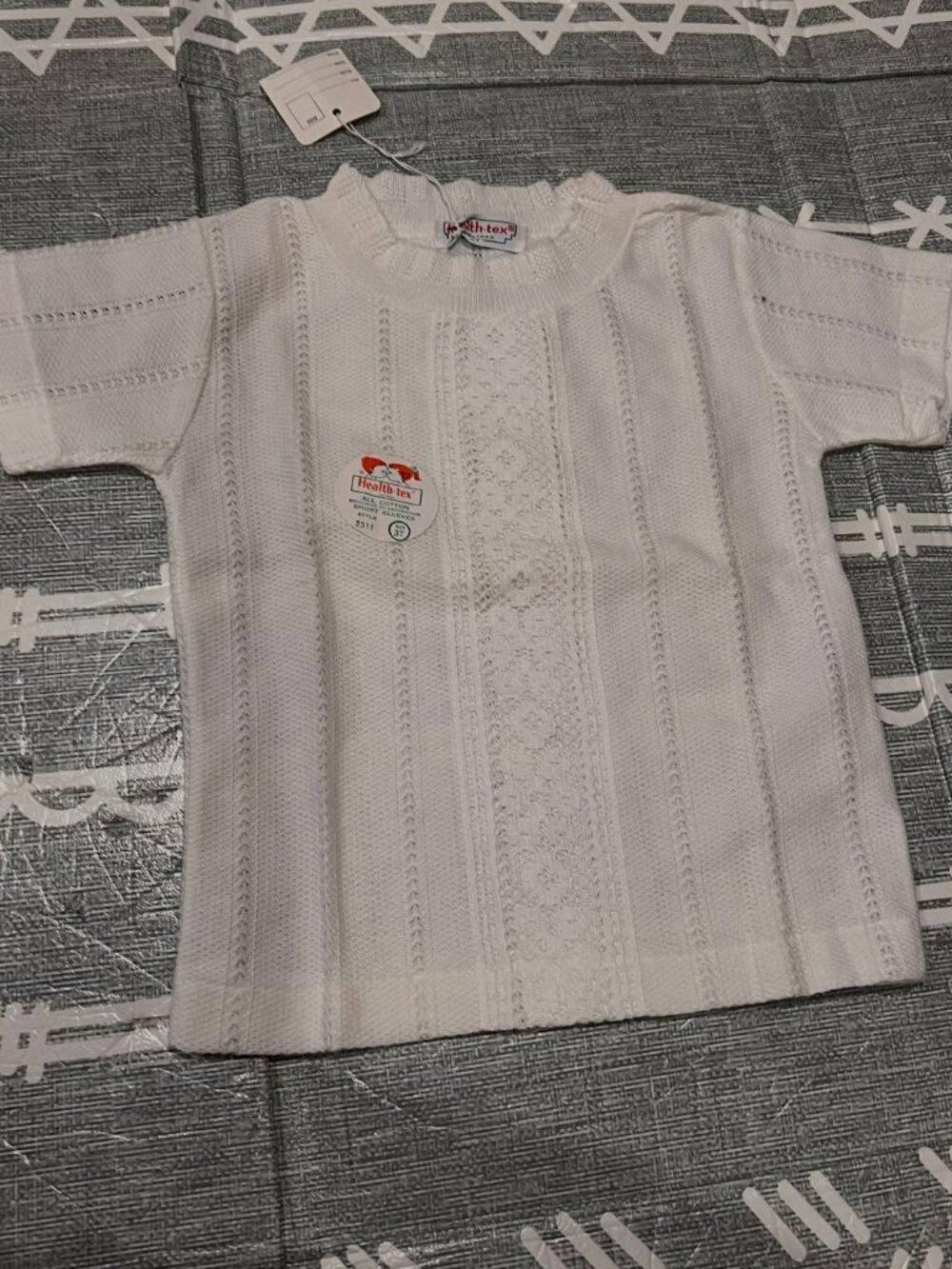 Vintage White Health Tex Short Sleeve
